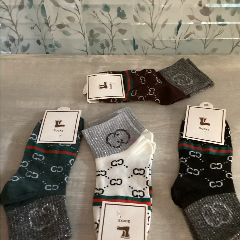 Stylish Multicolor Socks Set - Picture 3 of 6